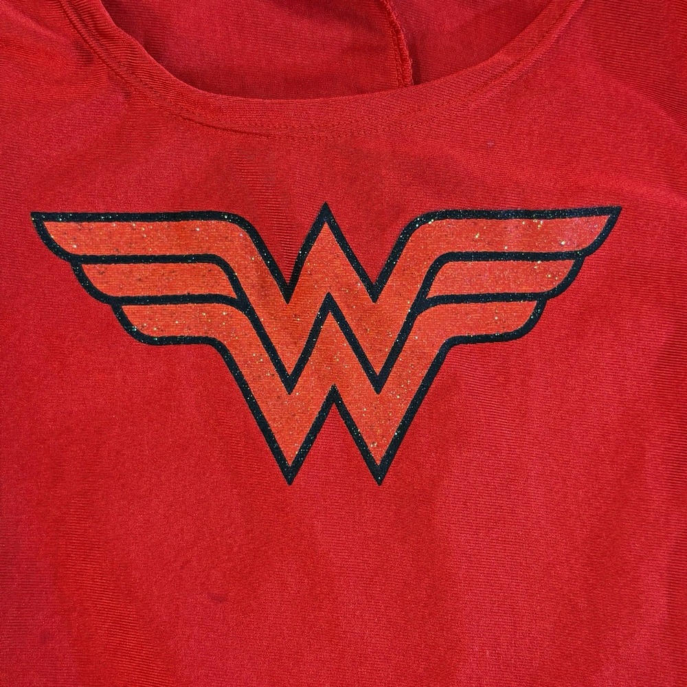 Rubie's Wonder Woman Girl Costume Dress Tutu Youth Small Red/Blue Polyester